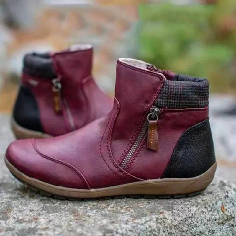 Moira | Premium Zipper Orthopaedic Waterproof Boots