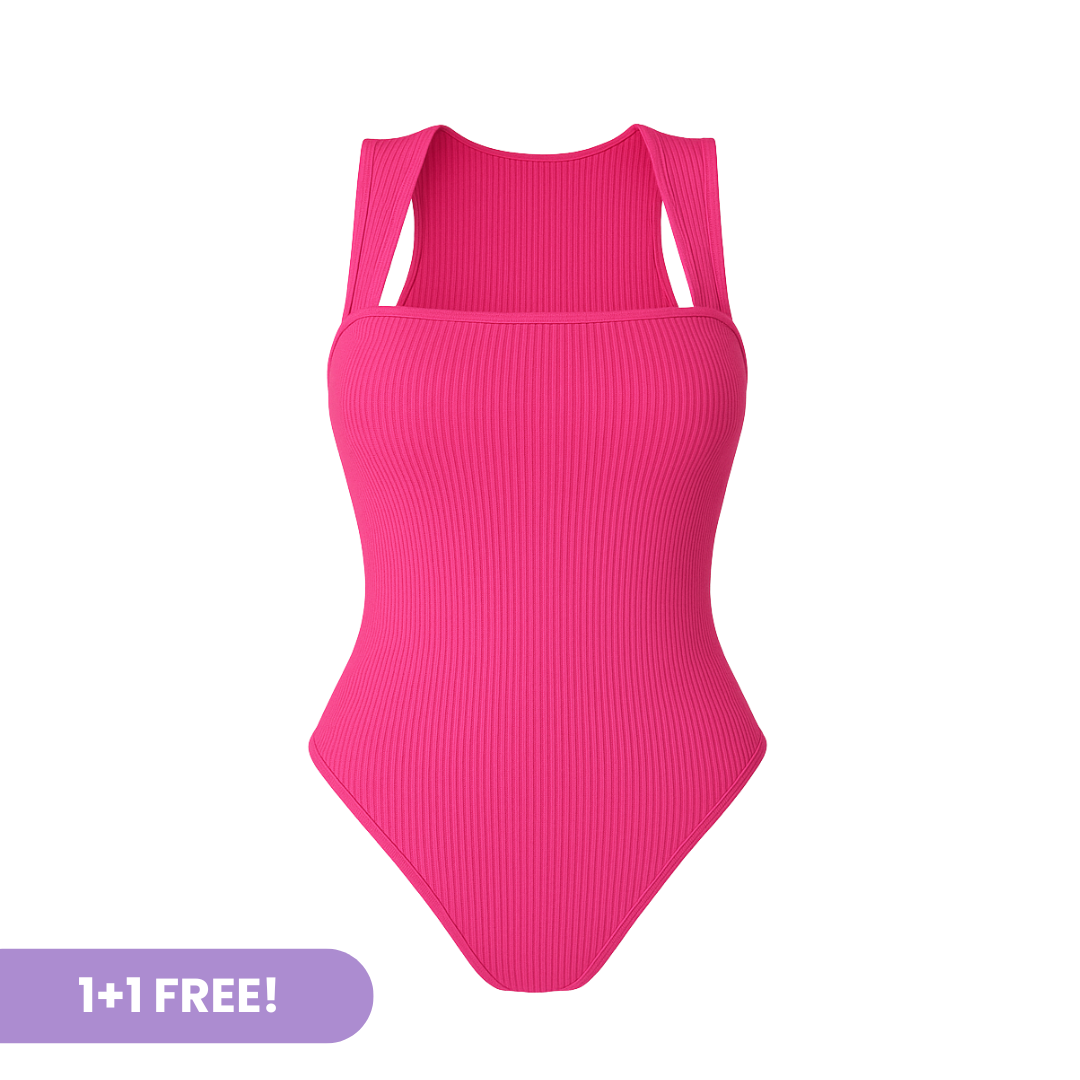 BodySnatch Ribbed Control Bodysuit | 1 + 1 FREE