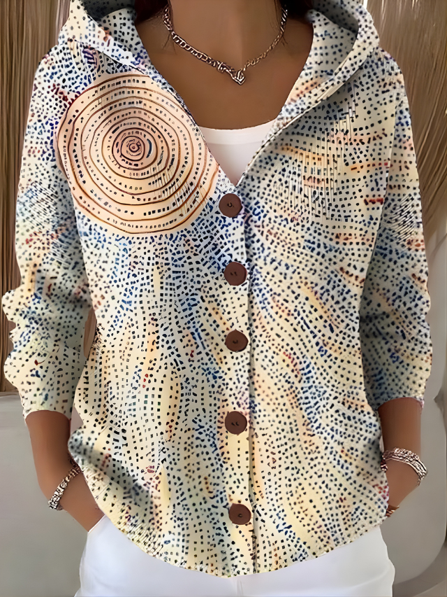 Gillian Artistic Warm Long Cardigan