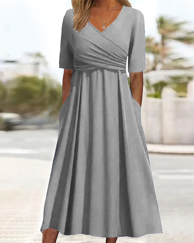 Fabia Stylish Wrap Dress