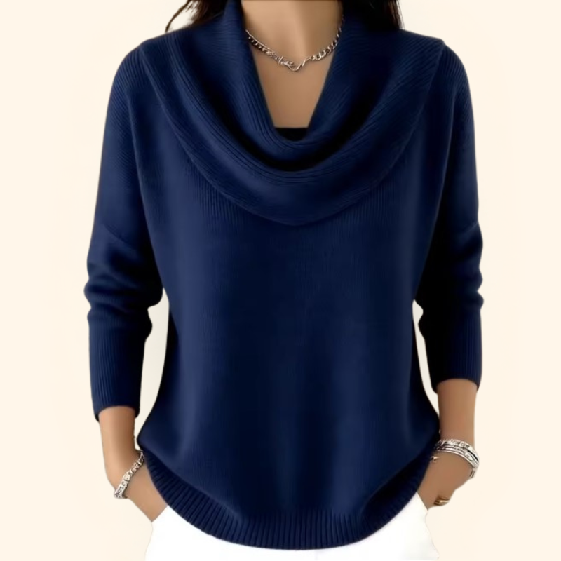 Gwen Elegant Collared Sweater