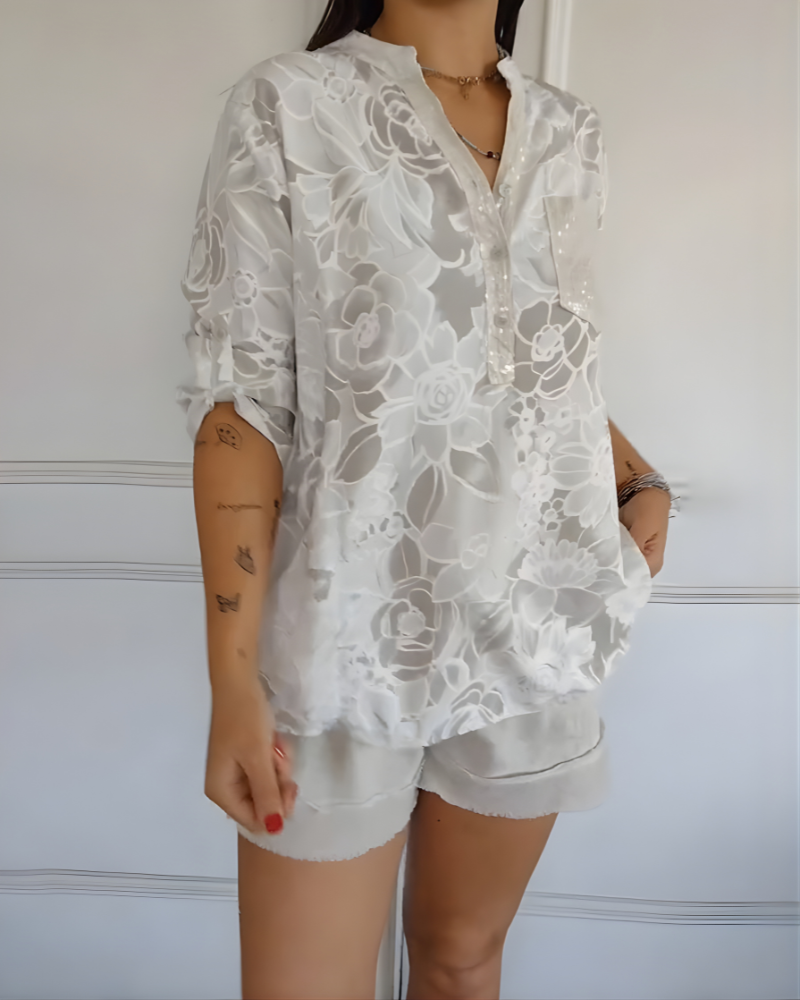 Holly Floral Print Blouse