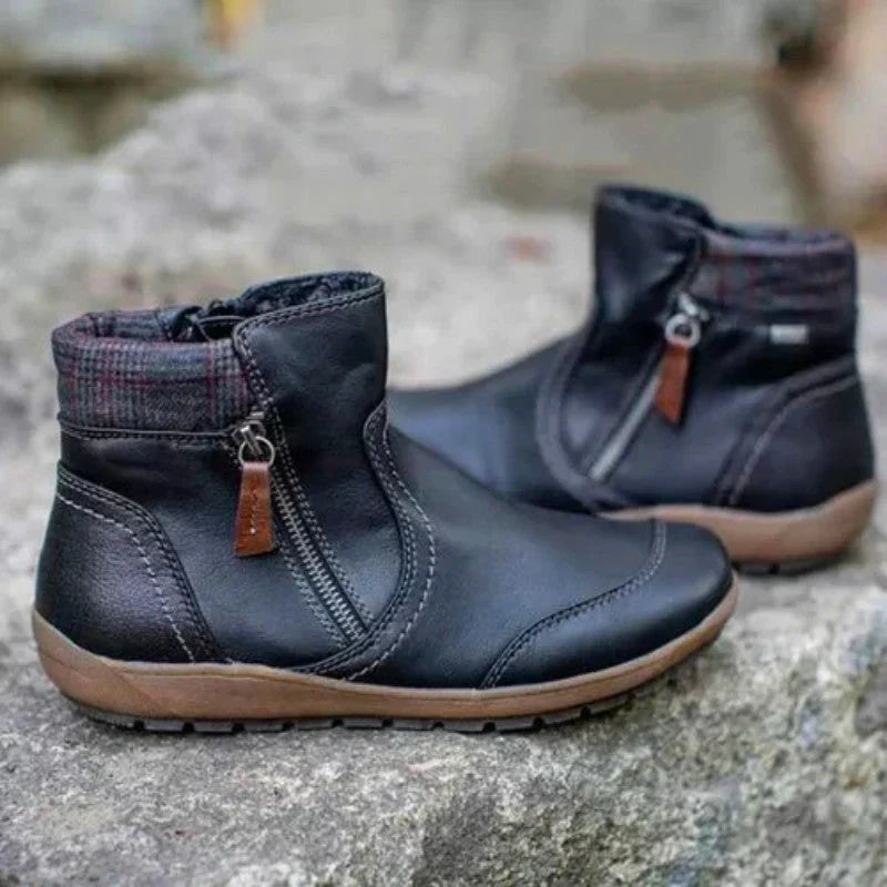 Moira | Premium Zipper Orthopaedic Waterproof Boots