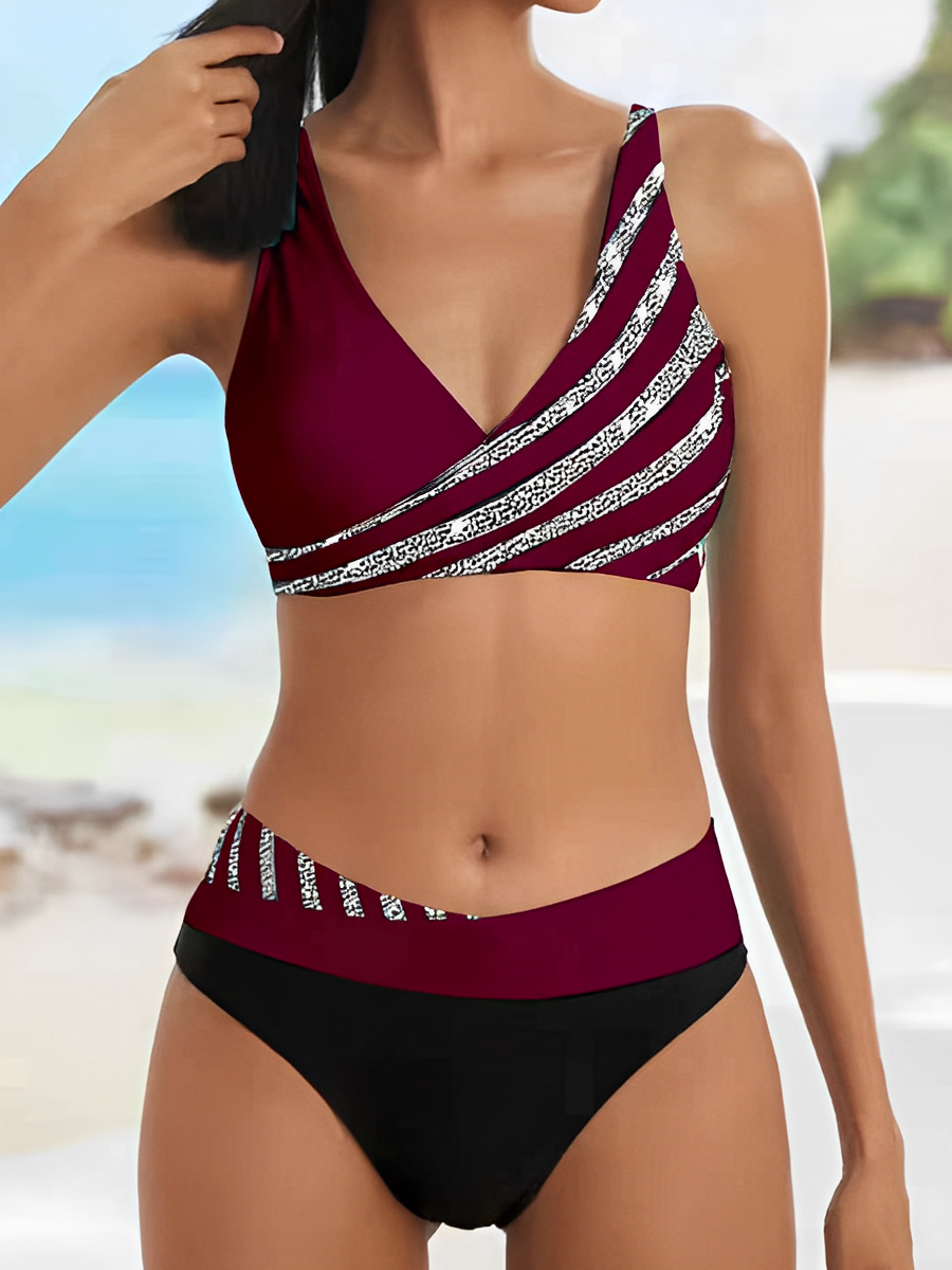 Hecuba Luxe Striped Bikini