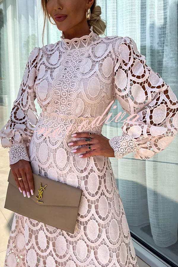 Kathryn Elegant Long Sleeve Maxi Dress
