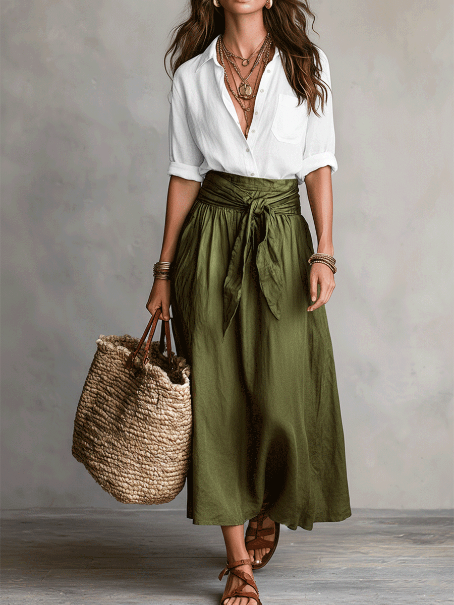 Calista Boho Chic Skirt Set