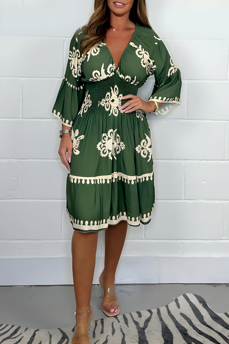 Emmeline Flattering Knee-Length Dress