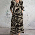 Emberly Vintage Striped Dress