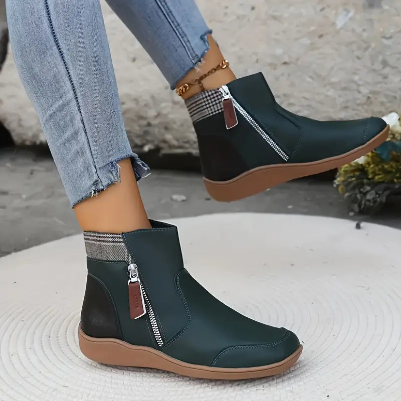 Moira Premium Zipper Orthopaedic Waterproof Boots