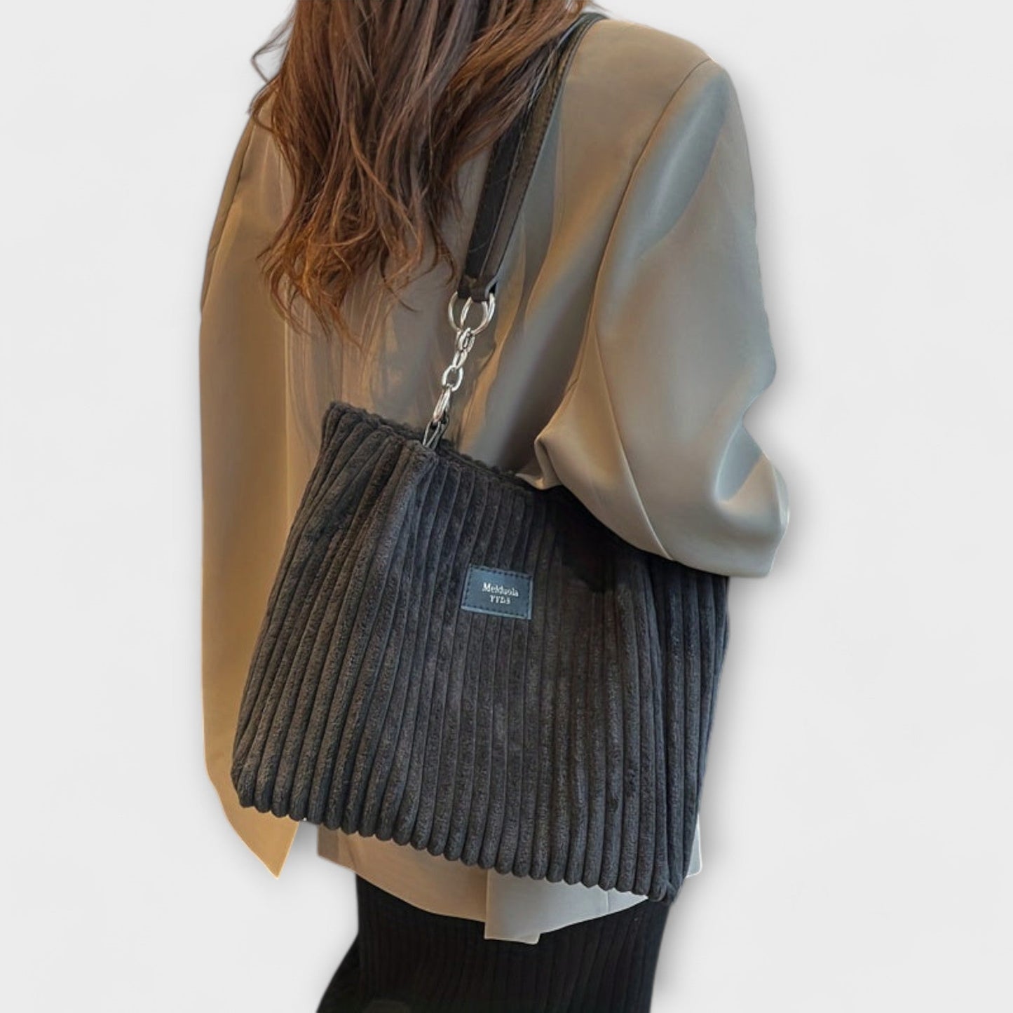Sia Soft Cord Shoulder Bag