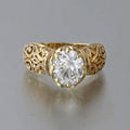 Frances Elegant White Zirconia Ring