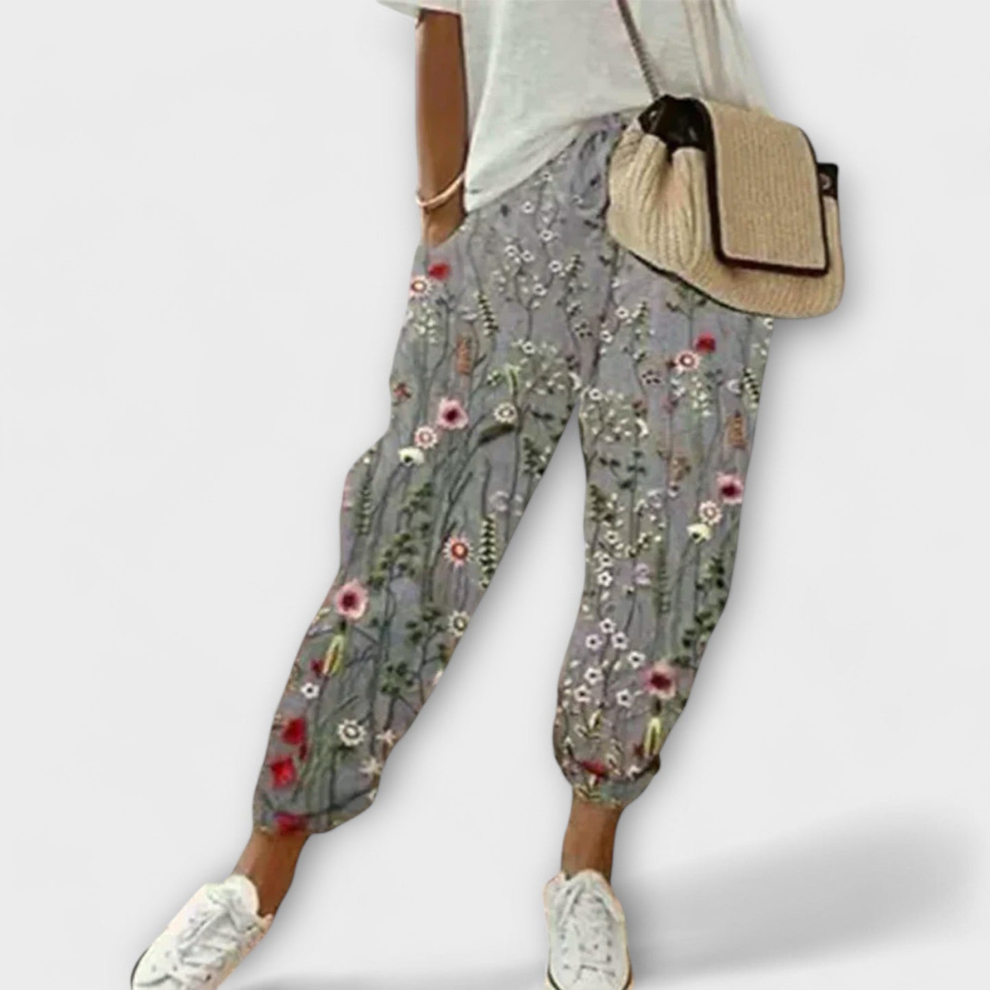 Aria Comfortable Cotton-Linen Trousers