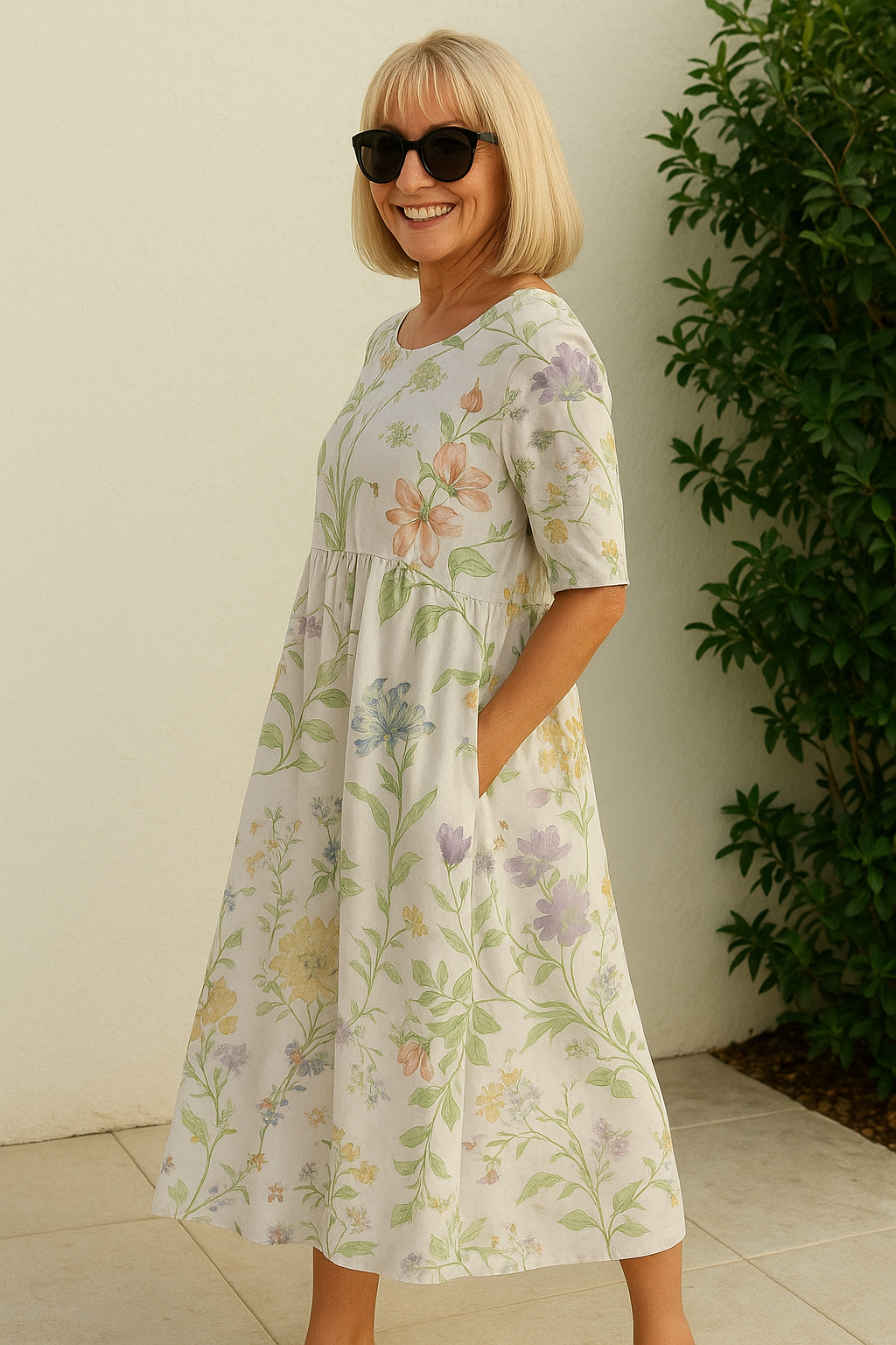 Shelby Relaxed Midi Dress