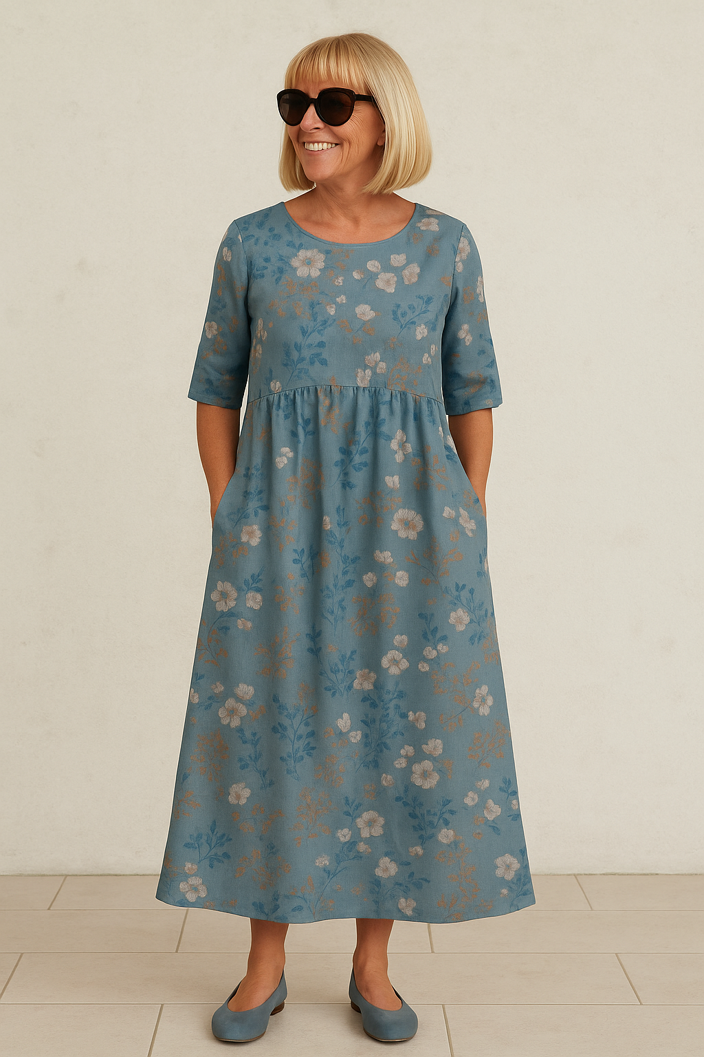 Shelby Relaxed Midi Dress