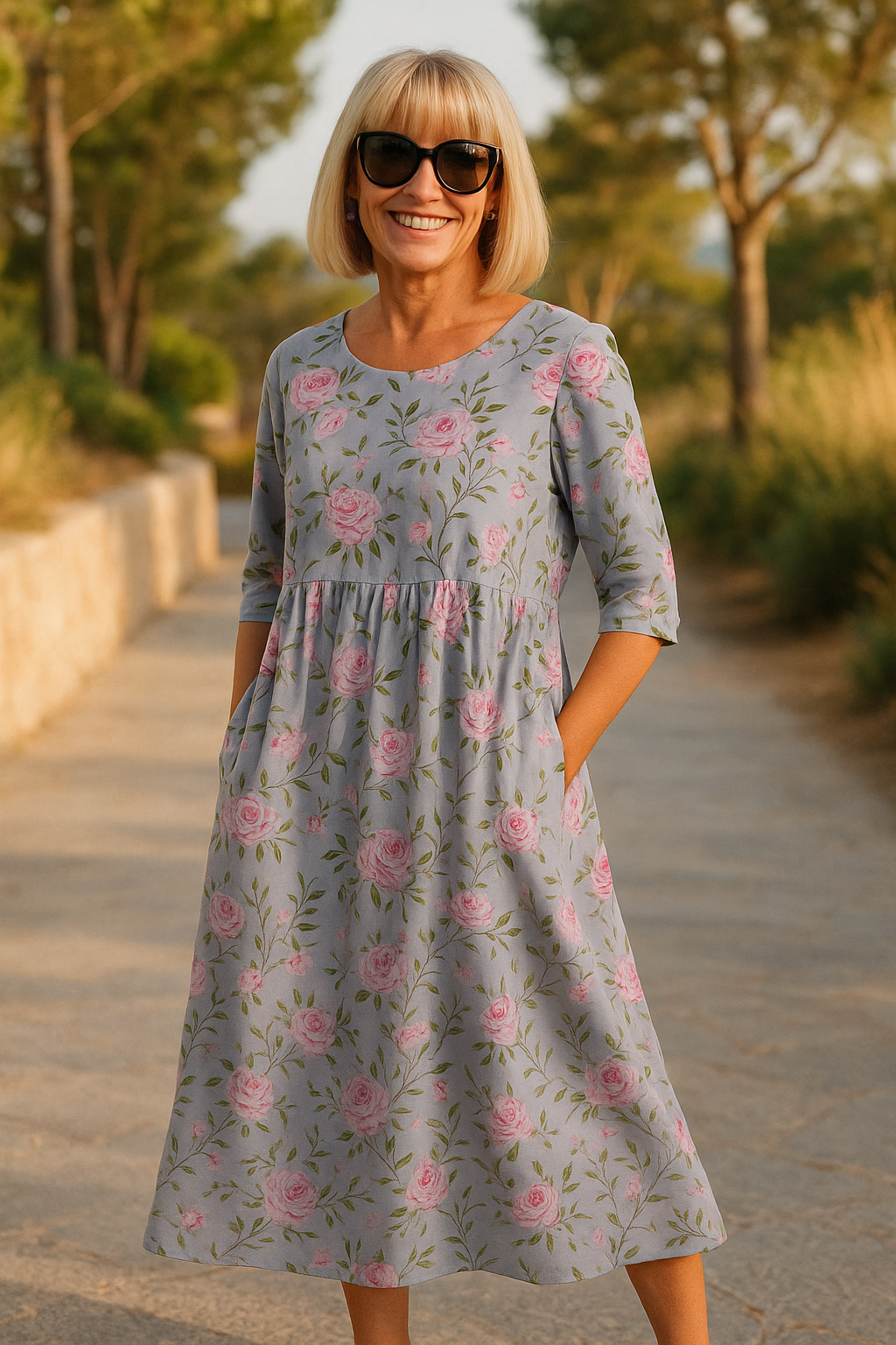 Shelby Relaxed Midi Dress
