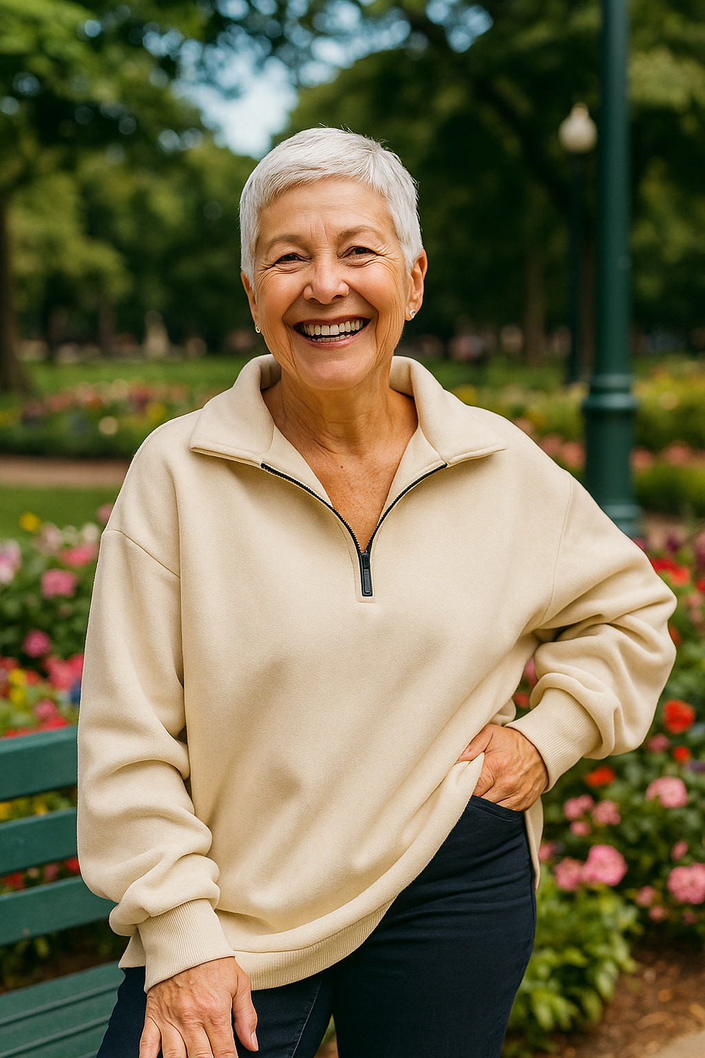 Estelle Quarter-Zip Knit Pullover