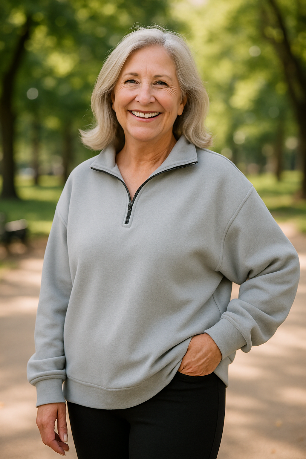 Estelle Quarter-Zip Knit Pullover