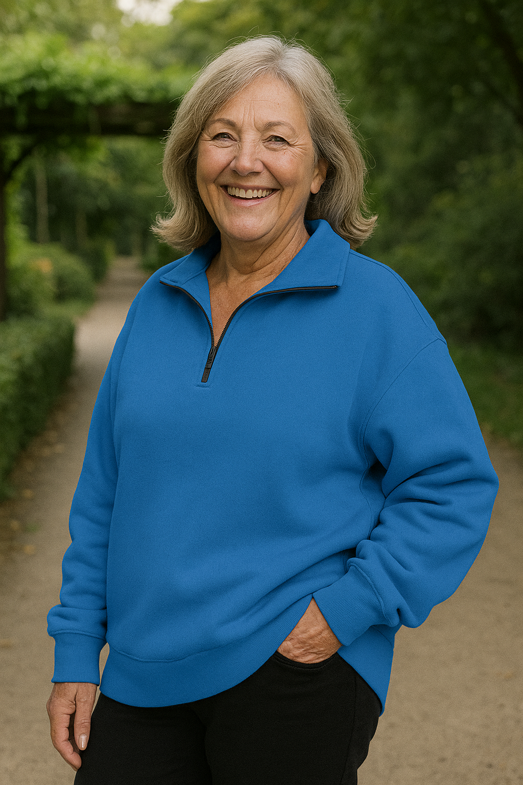 Estelle Quarter-Zip Knit Pullover