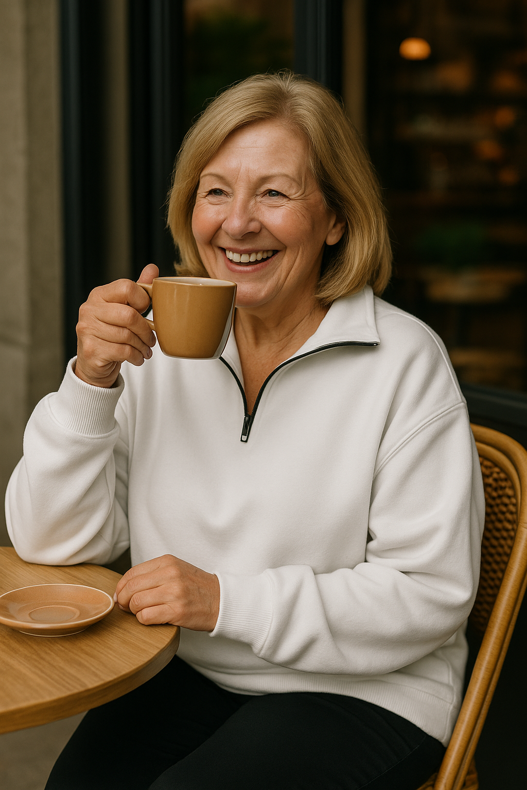 Estelle Quarter-Zip Knit Pullover