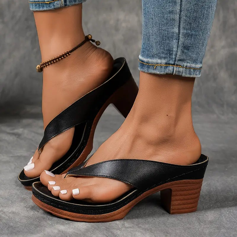 Avianna Orthopaedic Slipper with Heel
