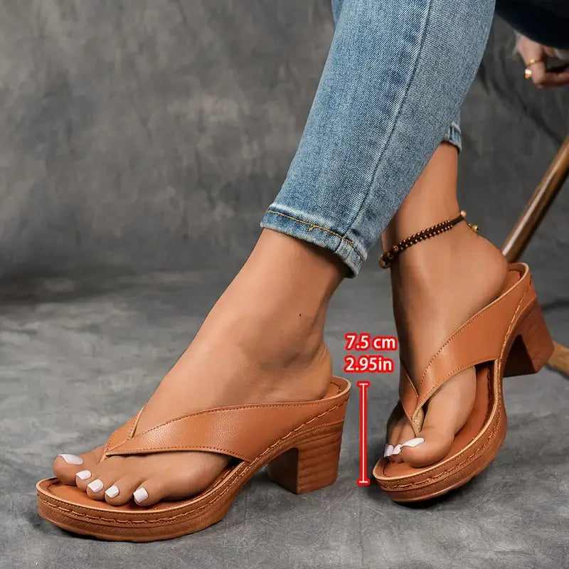 Avianna Orthopaedic Slipper with Heel