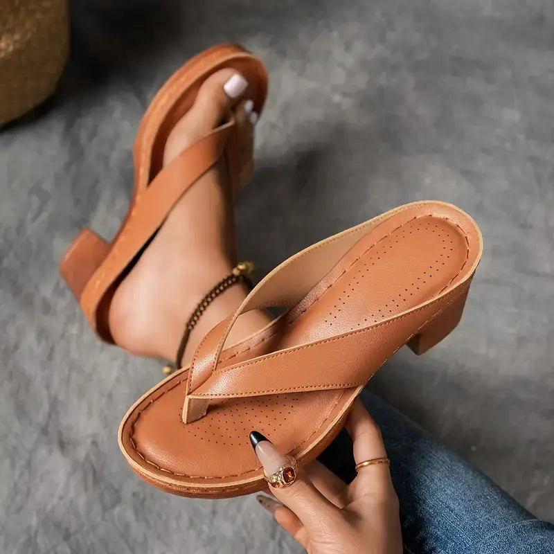 Avianna Orthopaedic Slipper with Heel