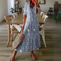 Paisley Chic Boho Midi Dress