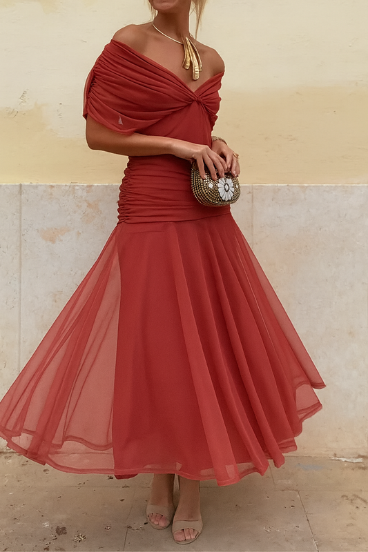 Orianna Elegant Mesh Dress