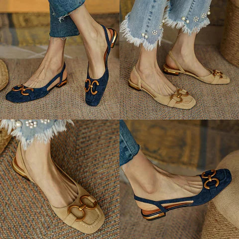 Brenna Orthopaedic Leather Buckle Sandals