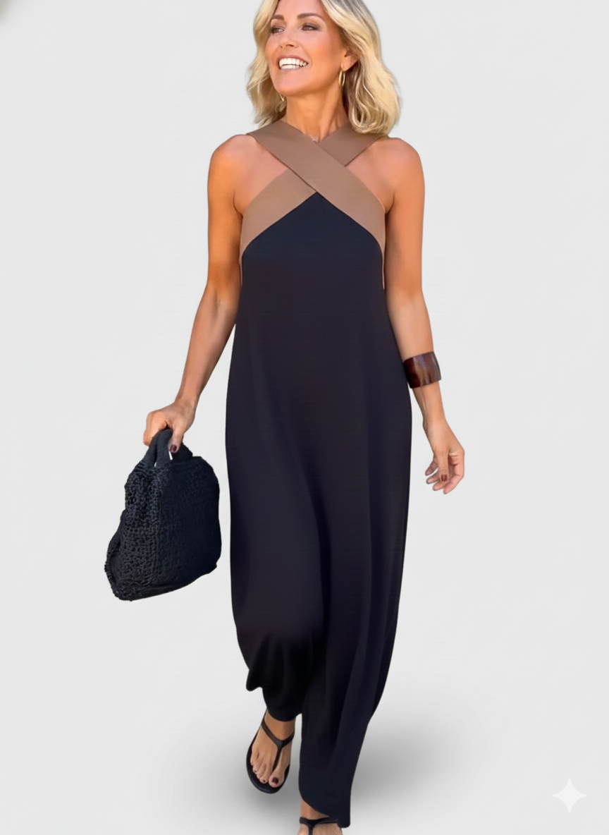 Ruby Breathable Crossed Maxi Dress