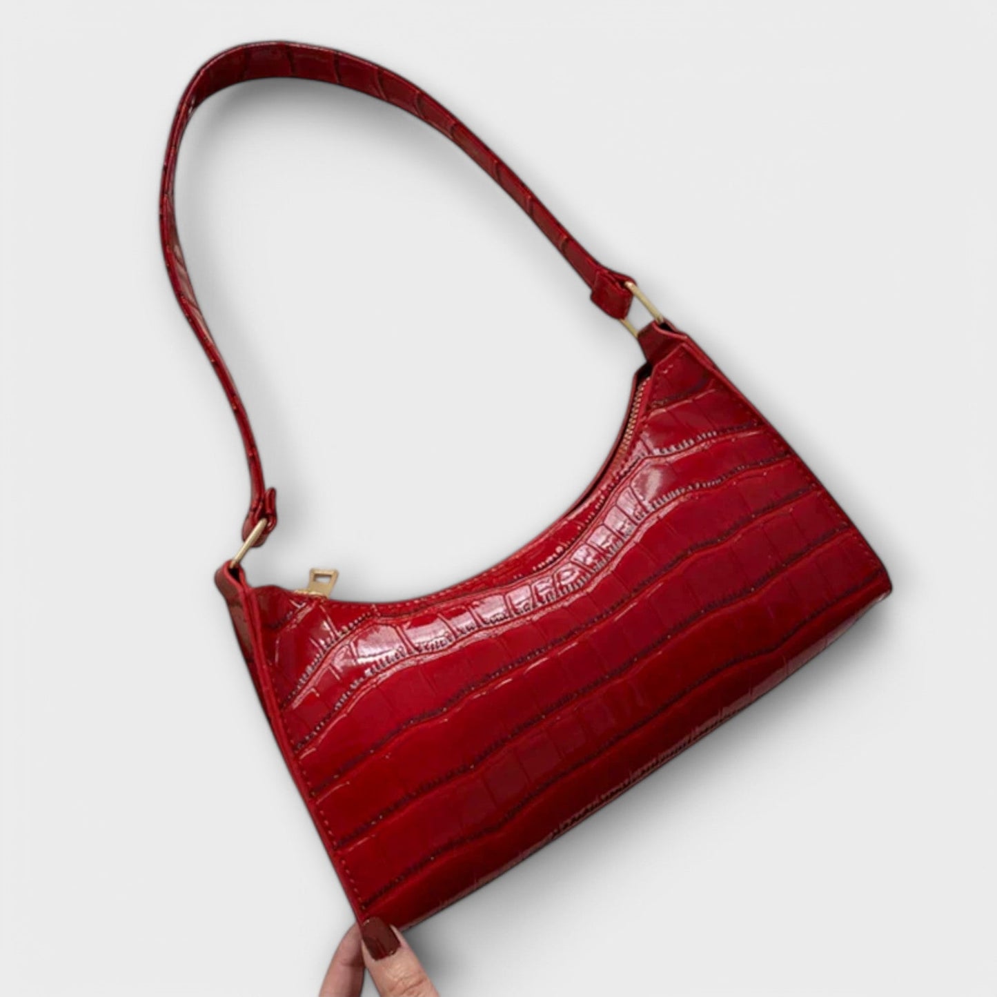 Millie Shiny Leather Bag