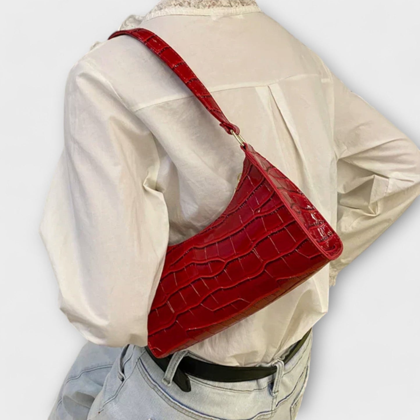 Millie Shiny Leather Bag