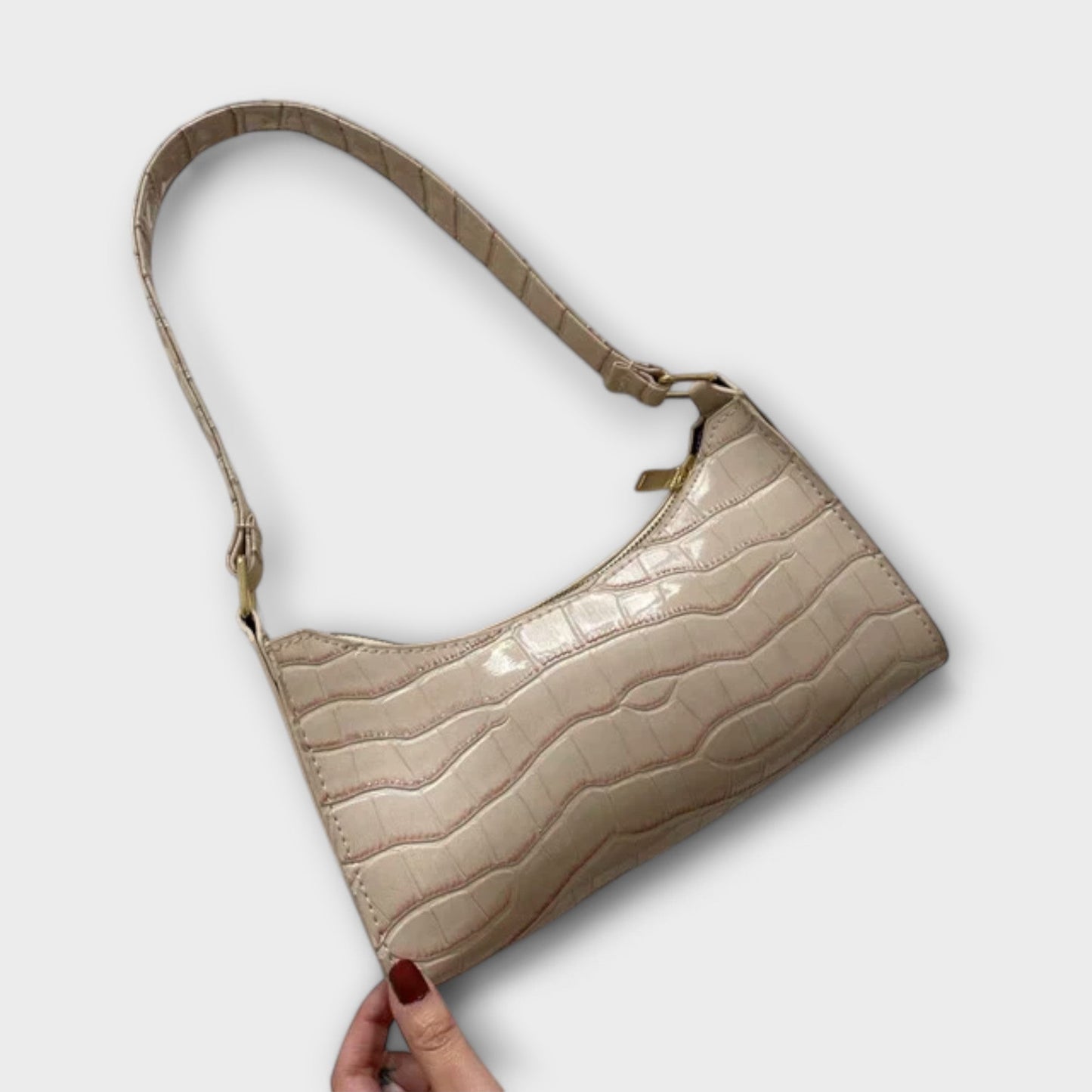 Millie Shiny Leather Bag