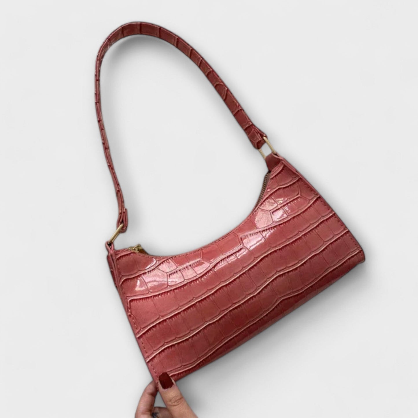 Millie Shiny Leather Bag