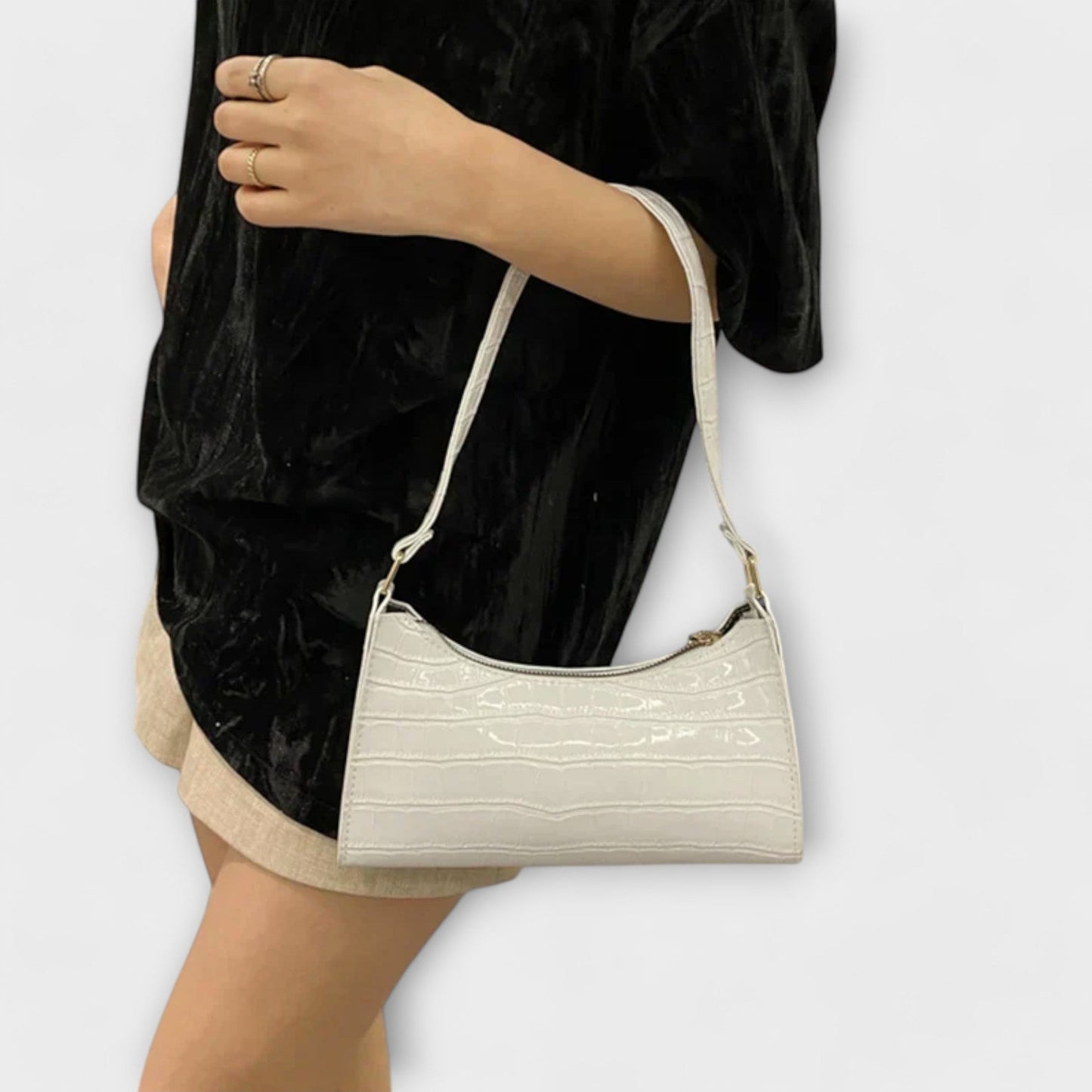 Millie Shiny Leather Bag
