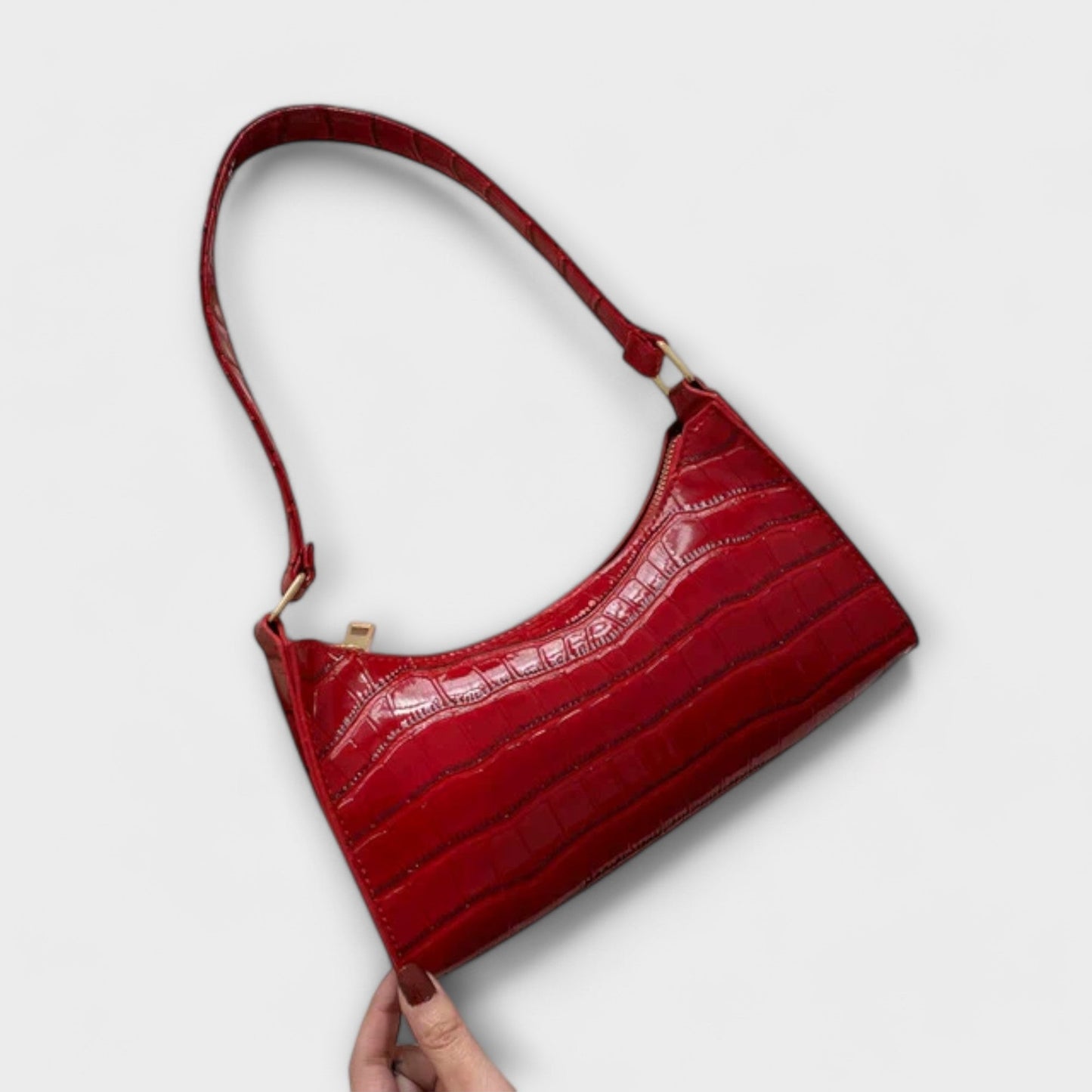 Millie Shiny Leather Bag