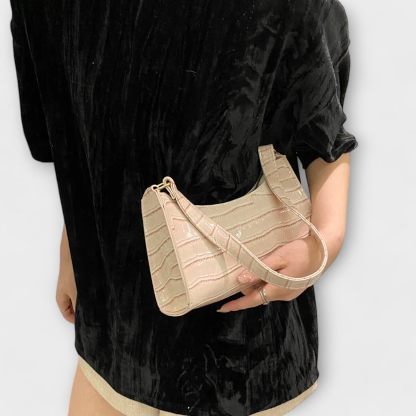 Millie Shiny Leather Bag