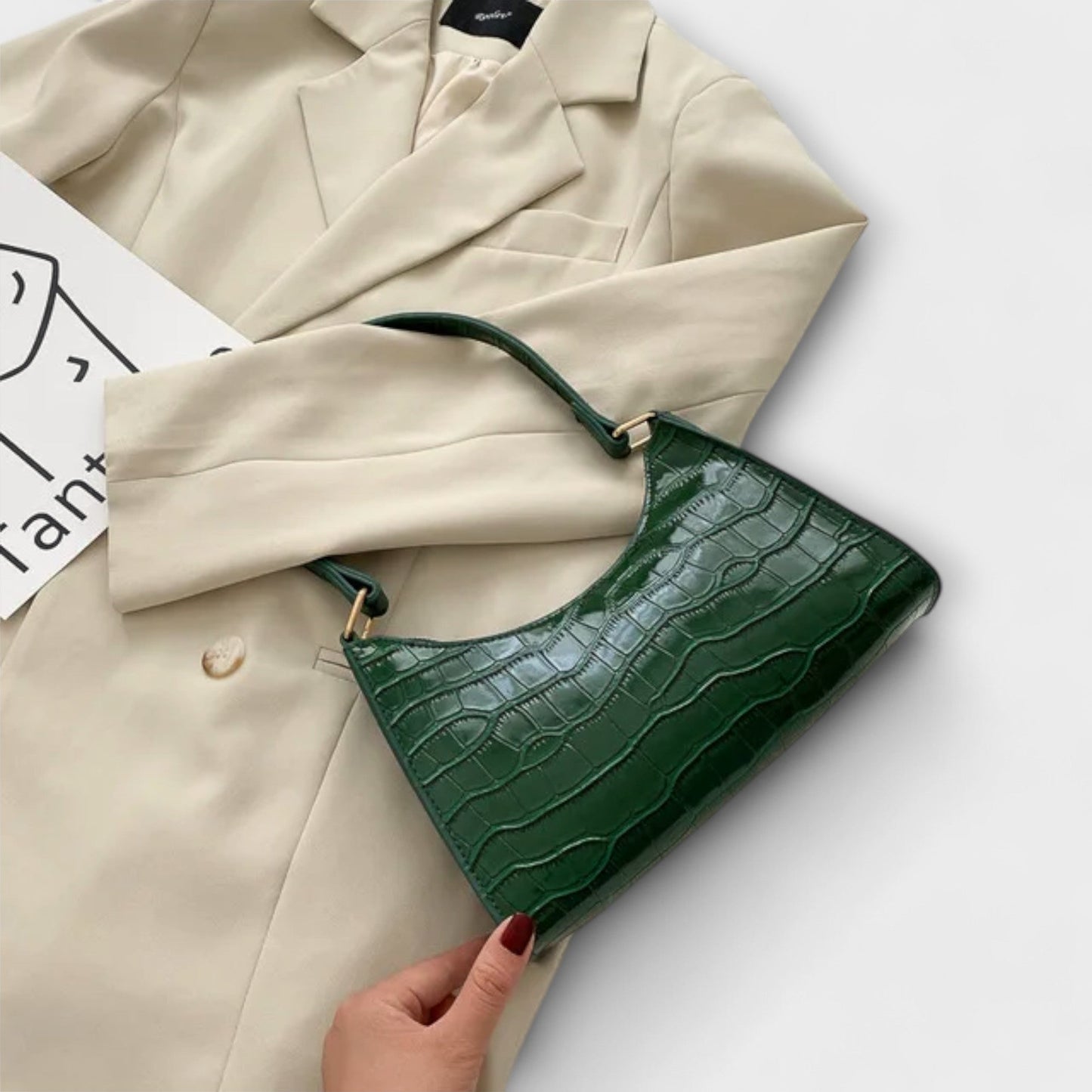 Millie Shiny Leather Bag