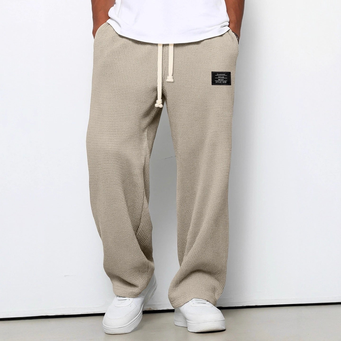 Sebastian Wide-Leg Adjustable Waist Trousers
