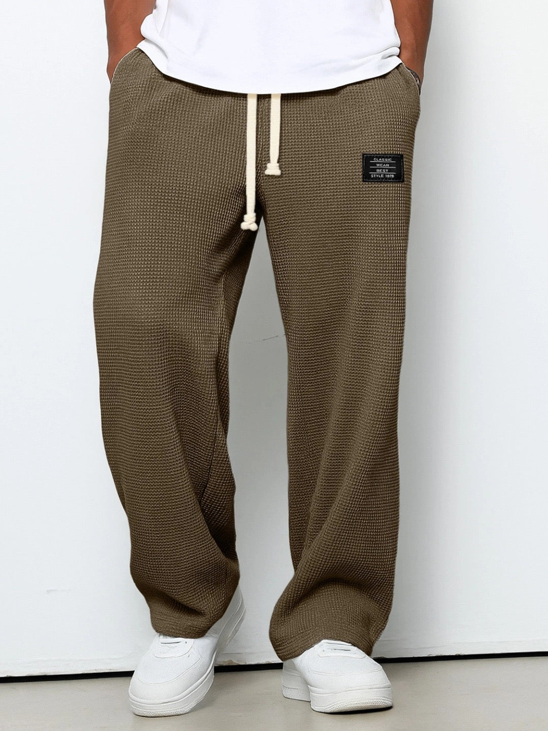 Sebastian Wide-Leg Adjustable Waist Trousers