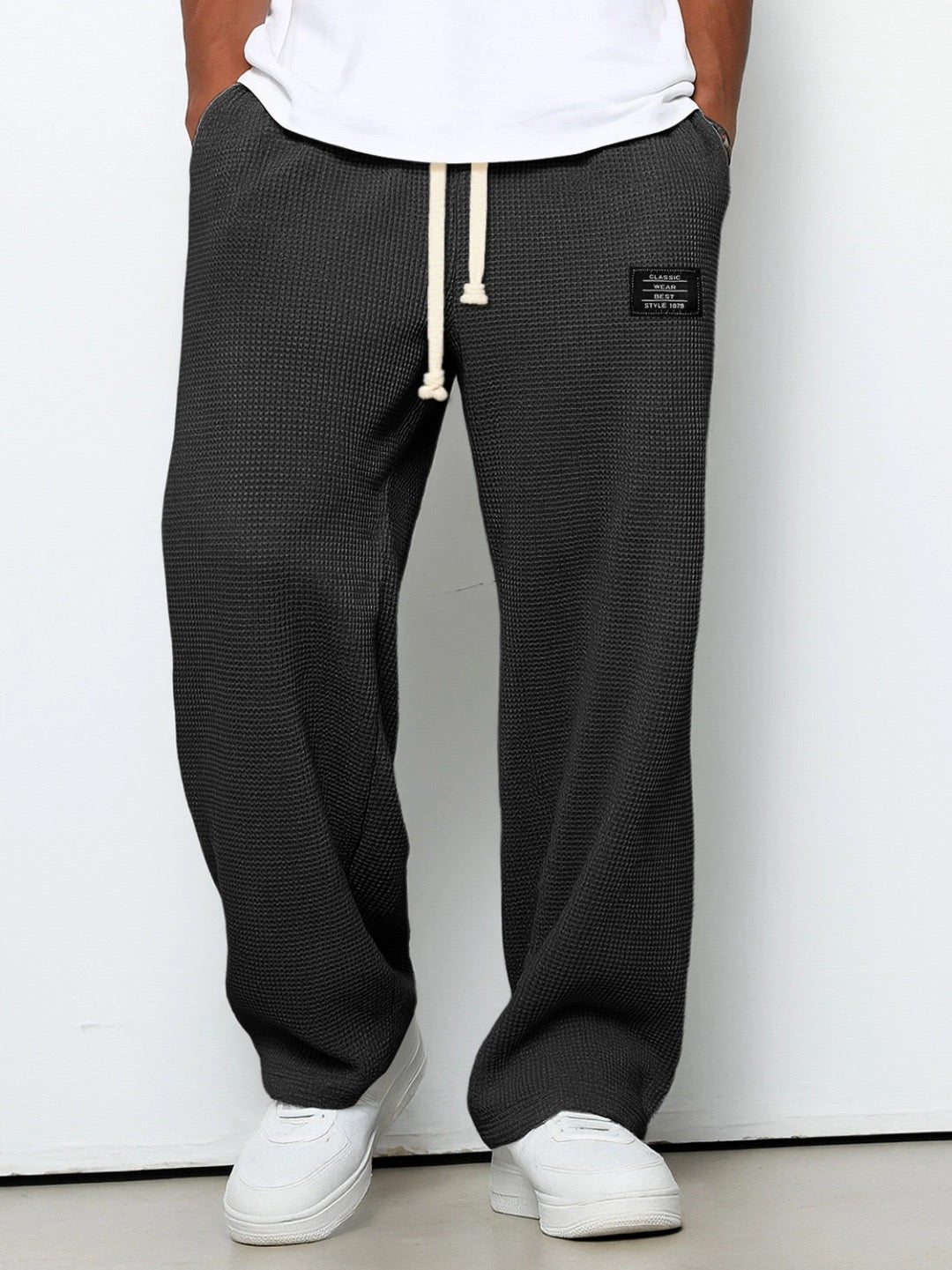 Sebastian Wide-Leg Adjustable Waist Trousers