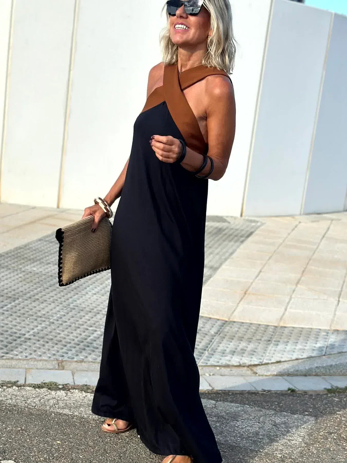 Charlotte Elegant Open-Back Dress