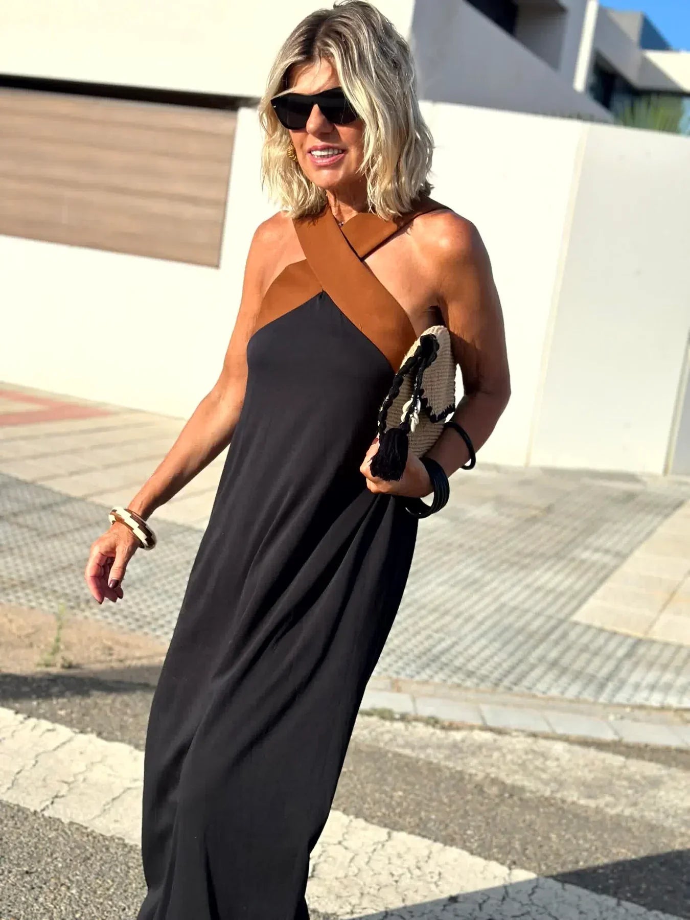 Charlotte Elegant Open-Back Dress