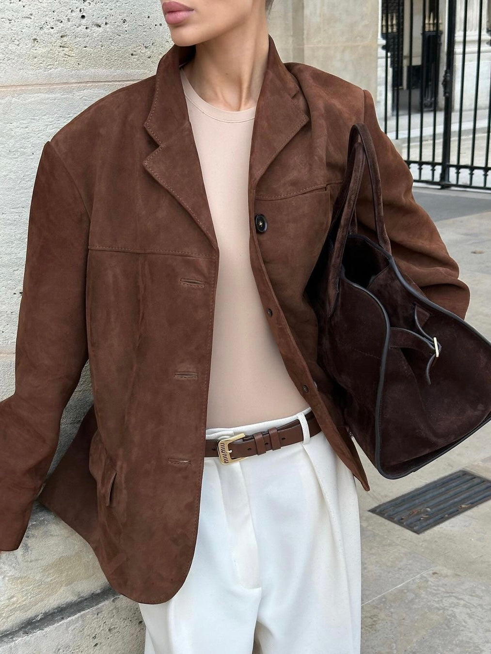 Jodie Vegan Suede Handbag