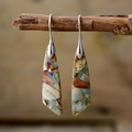 Laurel Vintage Nature Stone Earrings
