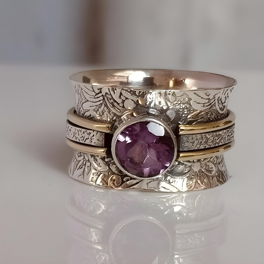 Paige Bohemian Crystal Meditation Ring