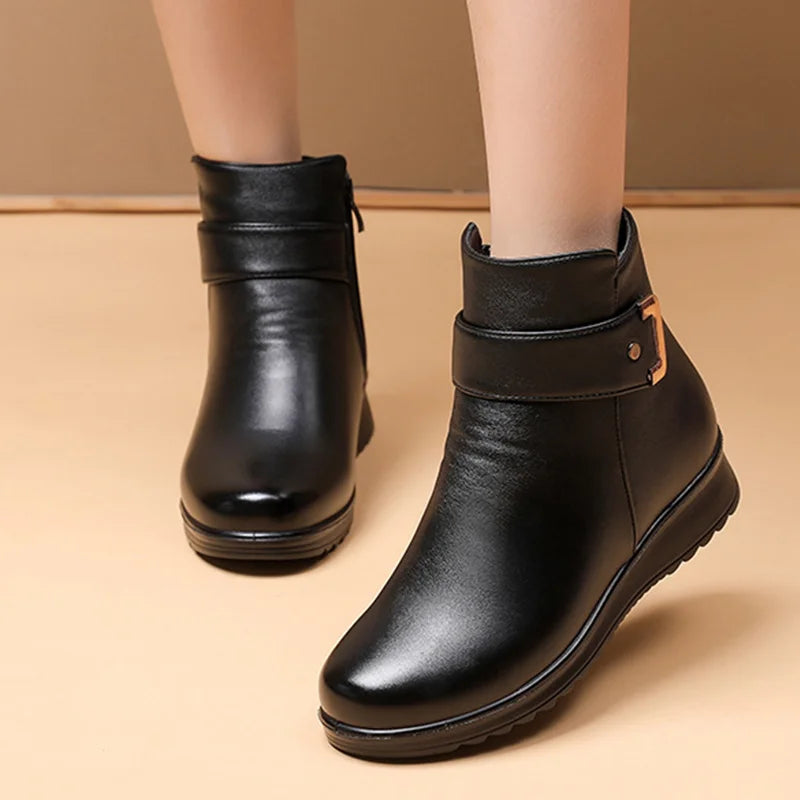 Cherry Orthopaedic Boots