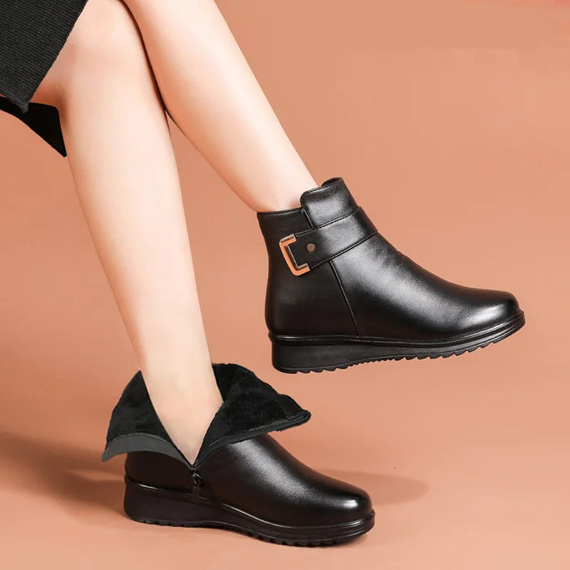 Cherry Orthopaedic Boots