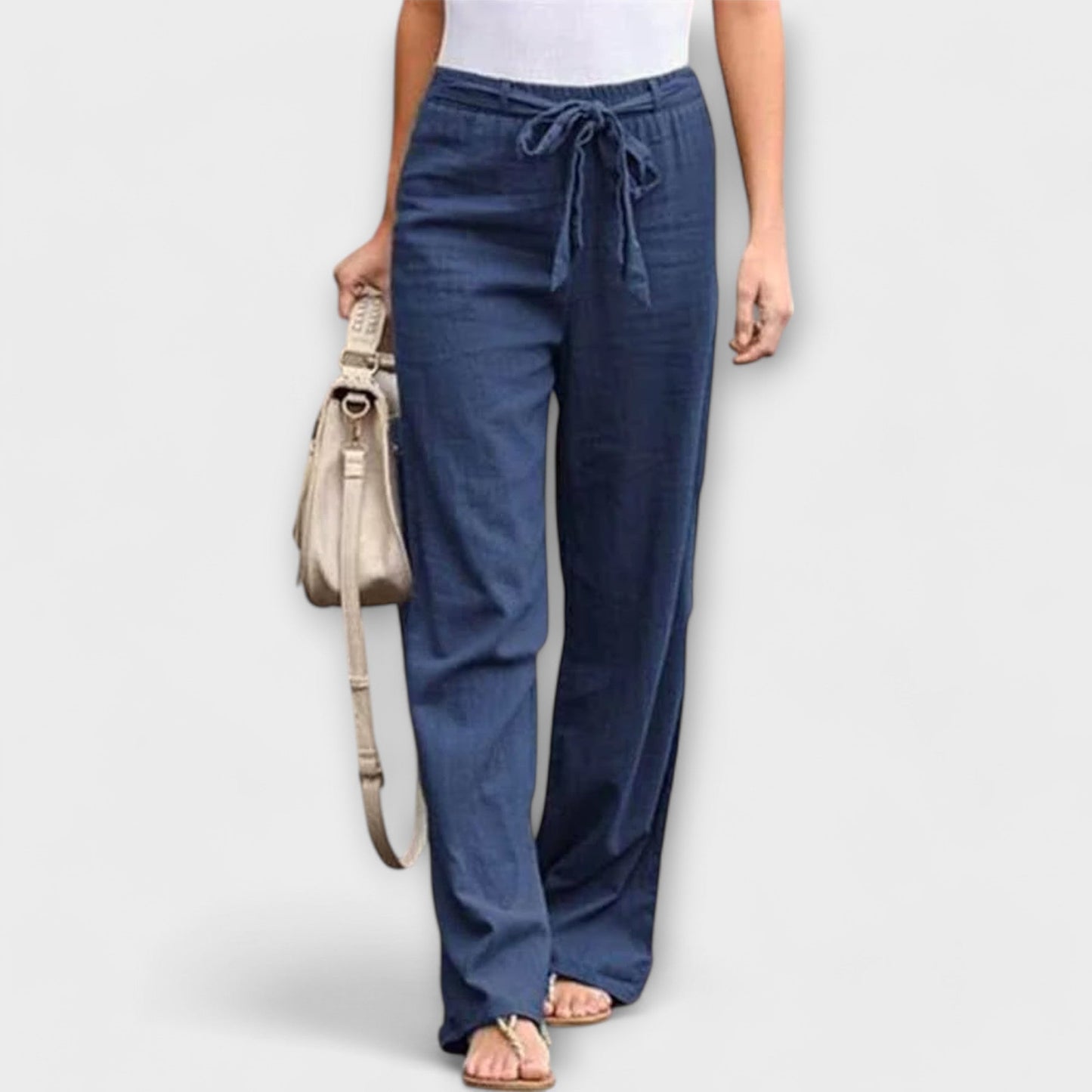 Hazel Lightweight Linen Trousers