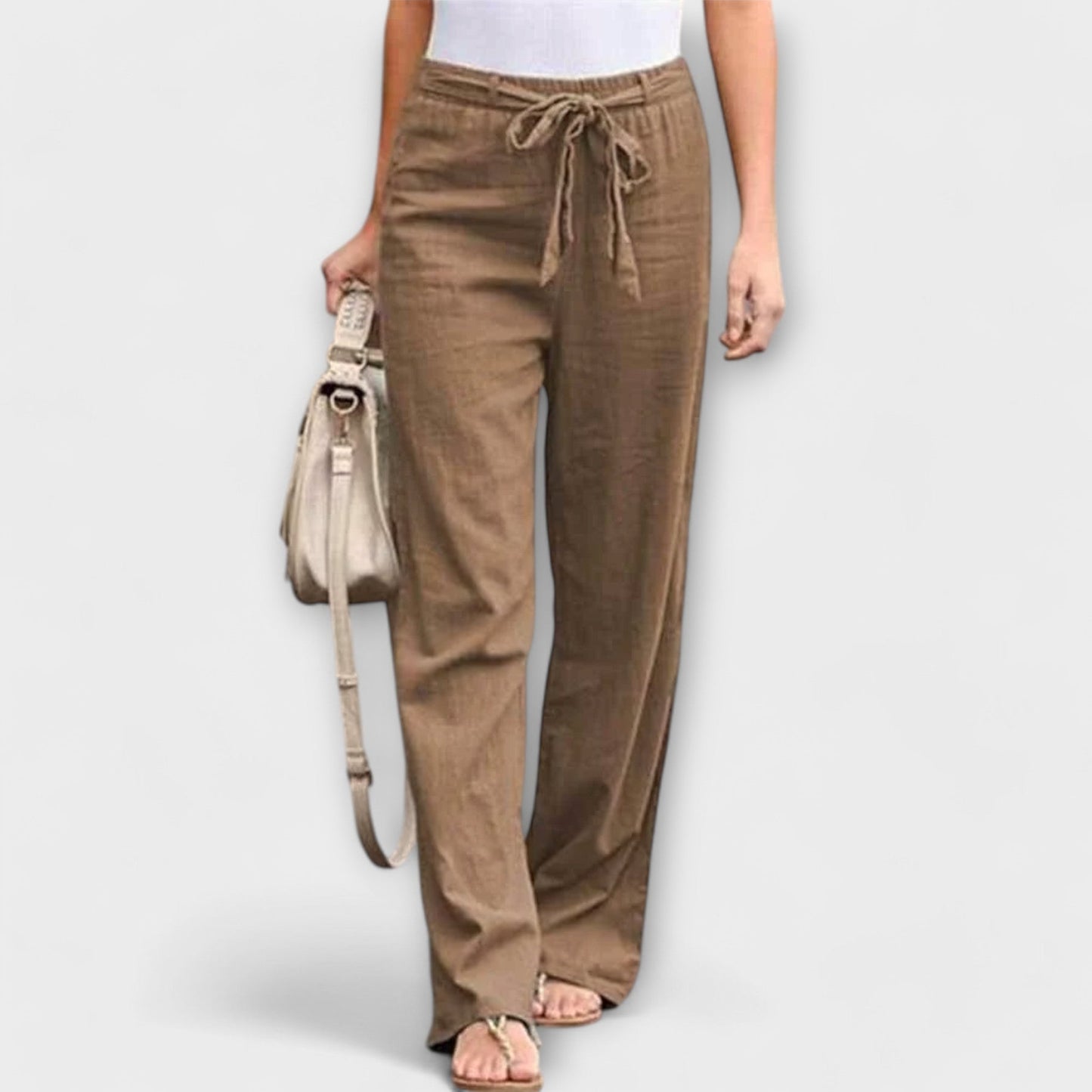Hazel Lightweight Linen Trousers